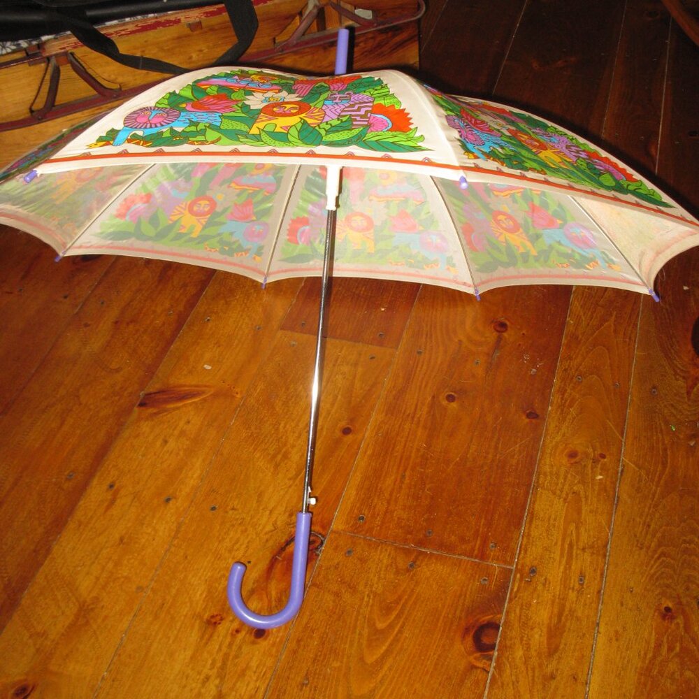 Jungle  themed umbrella - Picture 3 of 4
